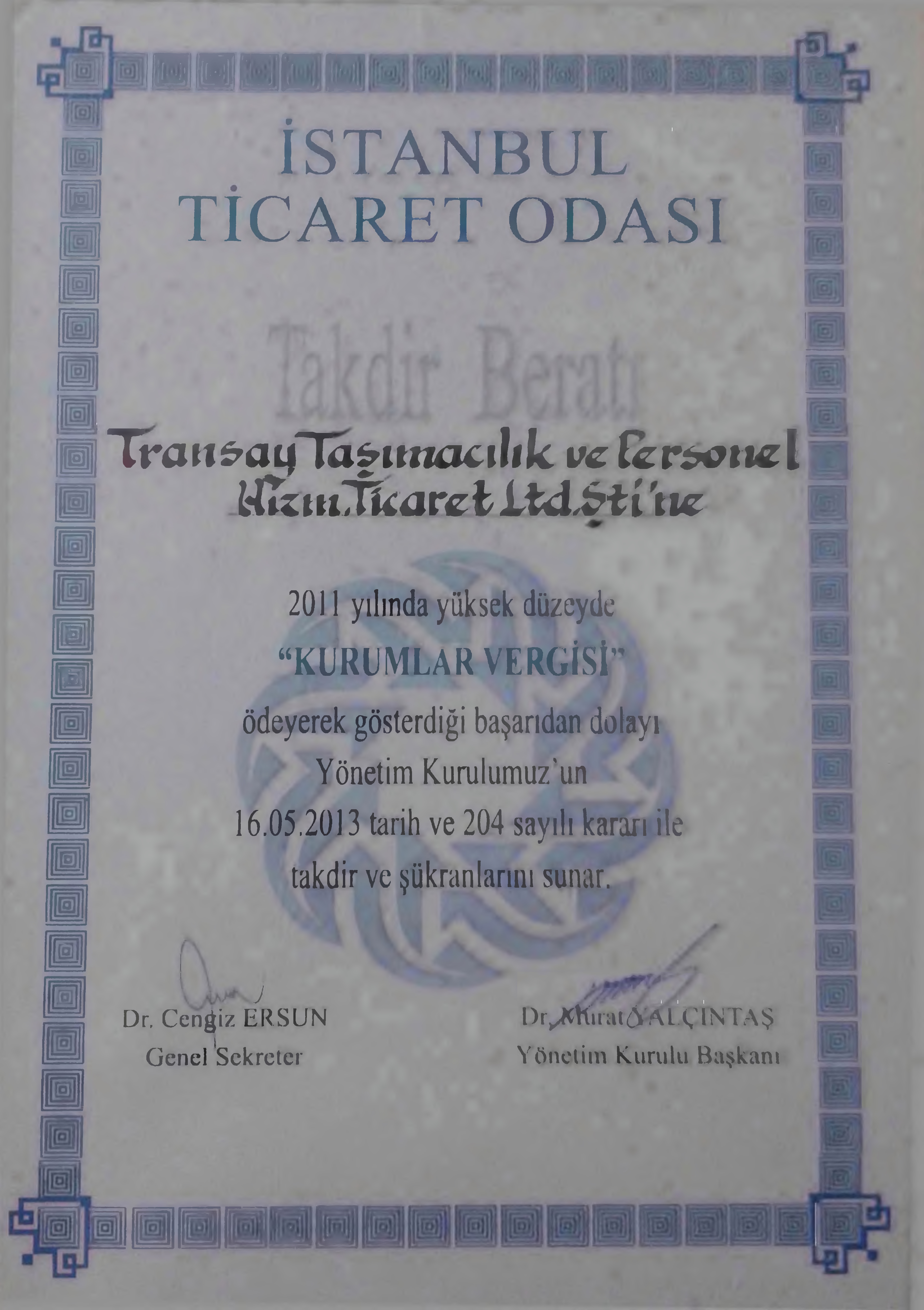 Yetki Belgeleri