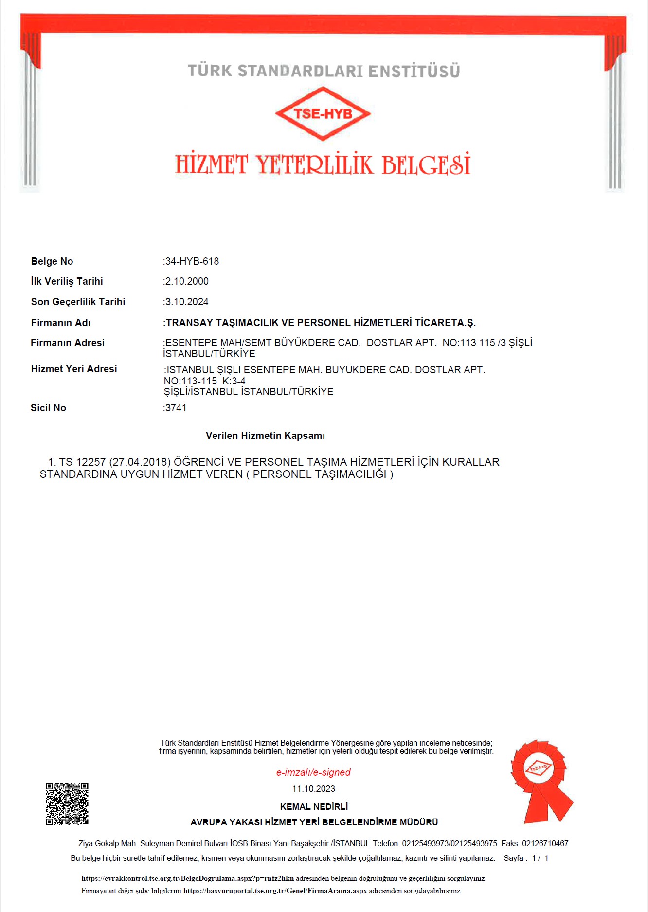 Yetki Belgeleri